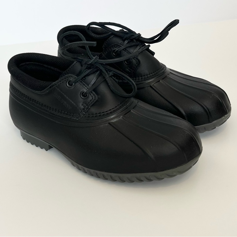 Propet Ione Duck Booties Women’s Black Waterproof Shoes - Rain Boots -never worn - Picture 5 of 12